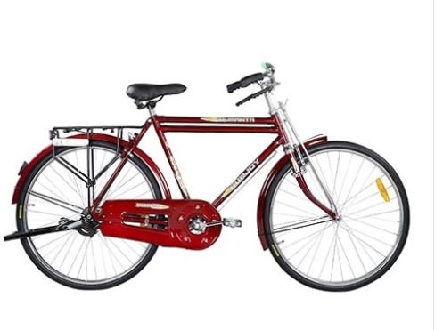 Duranta Durjoy Double Bar Bicycle 26 Blk Red