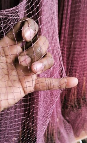 সম্পূর্ণ হাতে বোনা ছোট পাশের ৮ হাত ঝাকি জাল । Fully Hand-Made Professional Cast Net