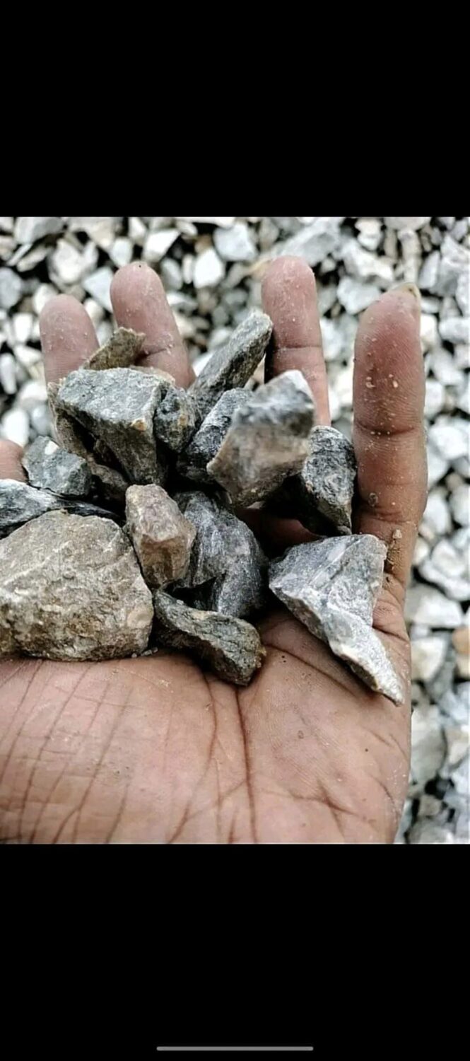 ইন্ডিয়ান সাদা এলসি পাথর, লাইভস্টোন ভাঙ্গা পাথর, ভুতু ভাঙ্গা | Stone - Image 2